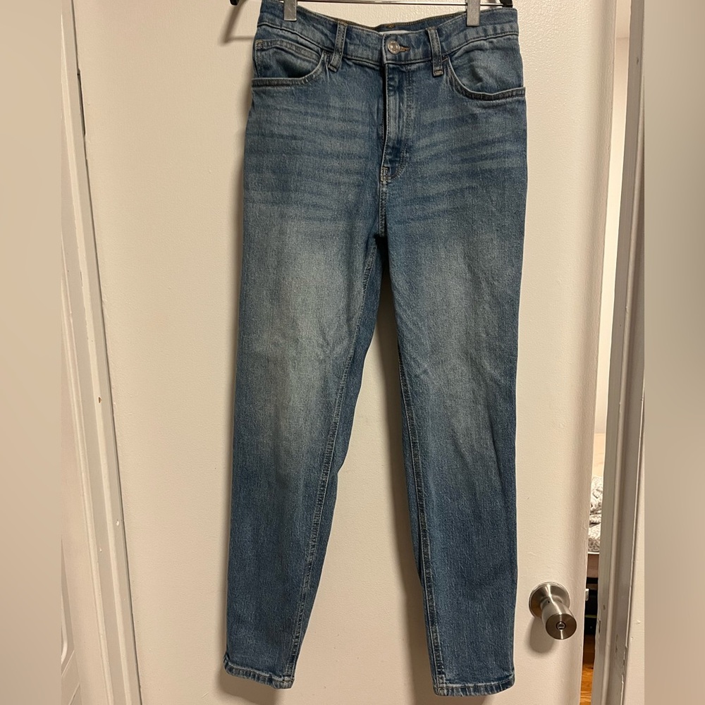 Mango Women's Boyfriend Jeans - Blue